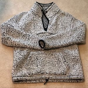 Grey Sherpa jacket - VS PINK